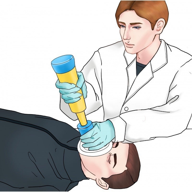 Breathing Trainer Suffocating Emergency Rescue Mask Artificial Cardiopulmonary Device